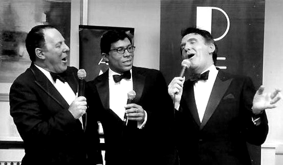 Neil J Duncan as Dean Martin with the Rat Pack